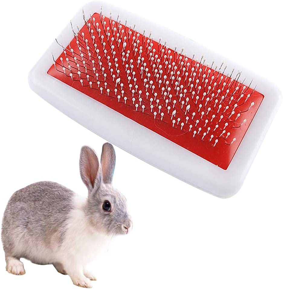 Limpieza Profunda Humanizada para Animales Pequeños Práctico Kit Interactivo de Aseo para Conejos HAOX Juego de Peines de Baño para Limpieza de Conejos #3
