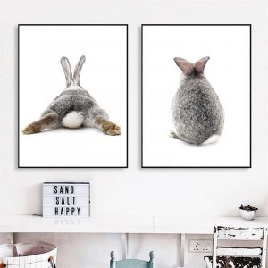 Decorar con canvas de conejos - tienda online