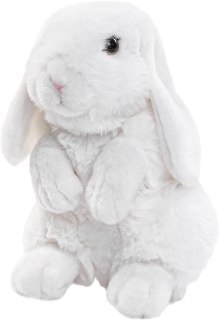 peluche blanco de juguete conejo
