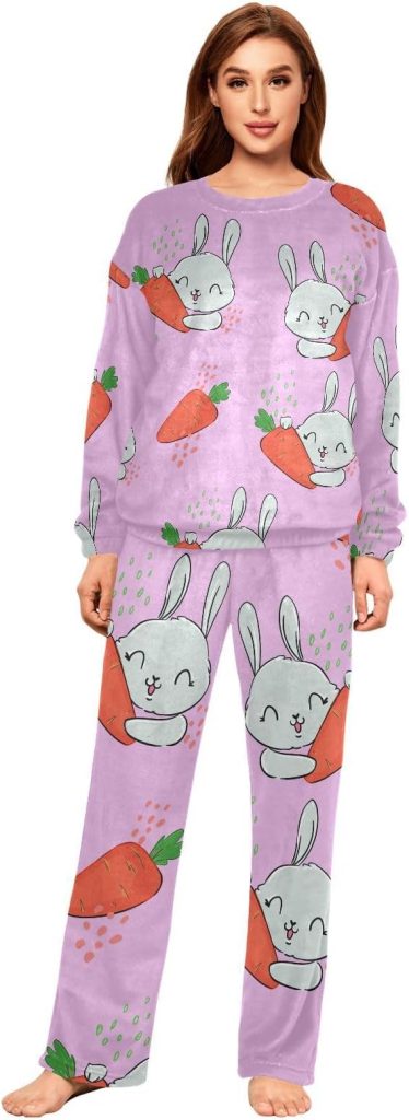 pijama de conejo invierno - pijama de manga larga